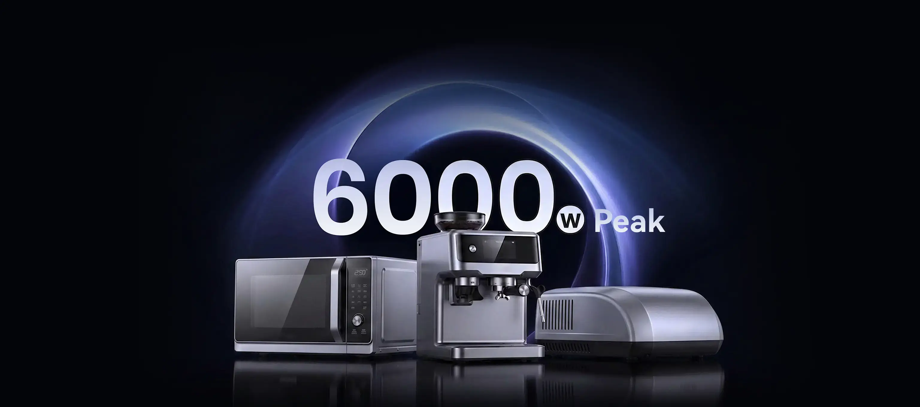 PH3.0L delivers up to 6000W peak power to run multiple appliances simultaneously