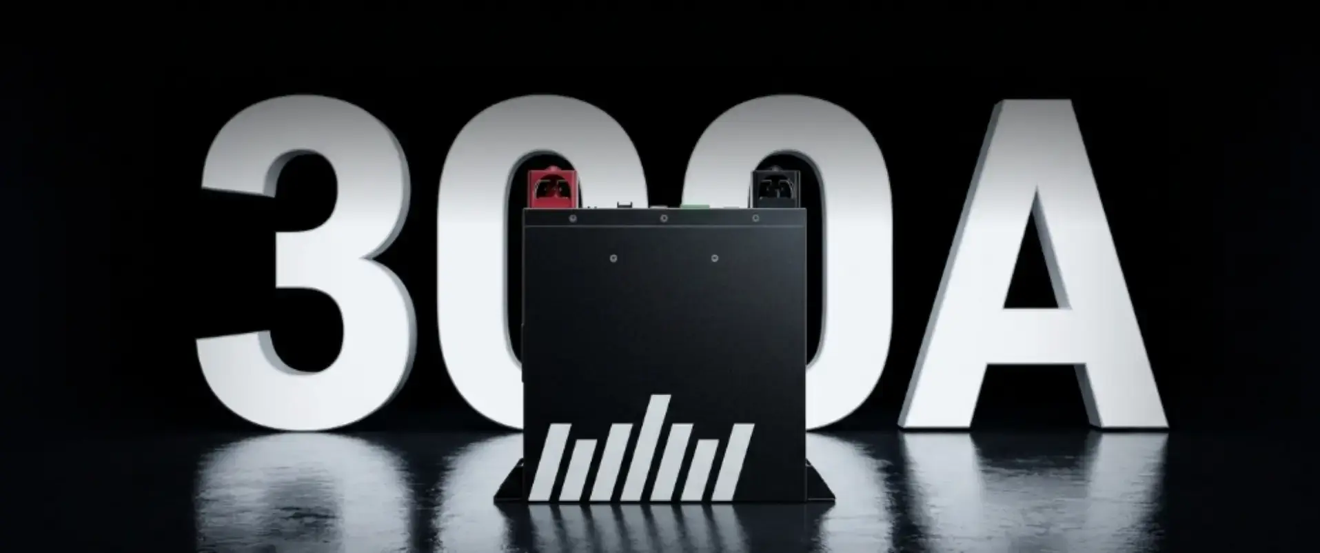 M Series lithium battery with 300A high discharge capability, designed for reliable RV and off-grid power systems